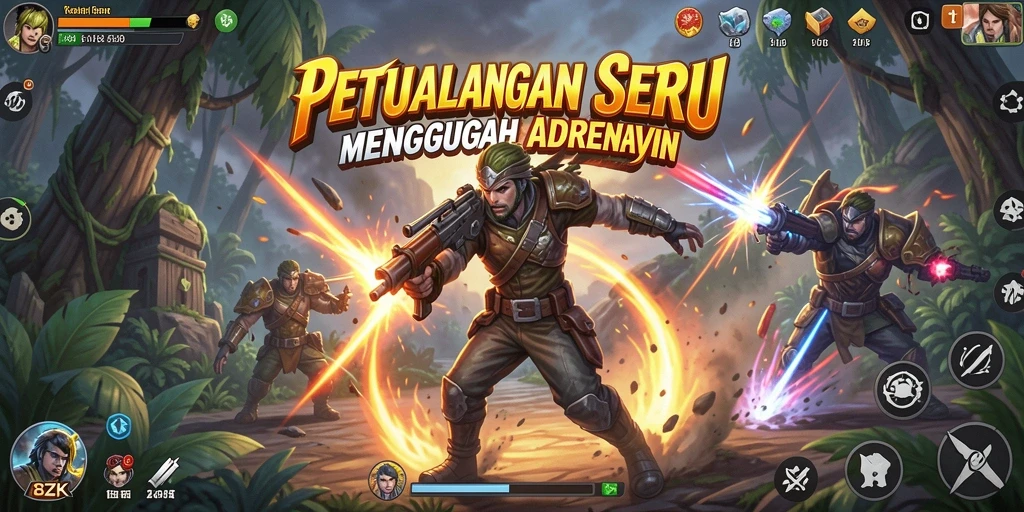 Gameplay menakjubkan dari game petualangan 8ZK.