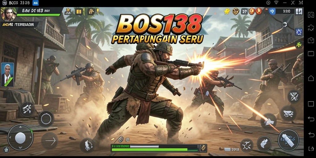 Tampilan gameplay mendebarkan dari BOS138.