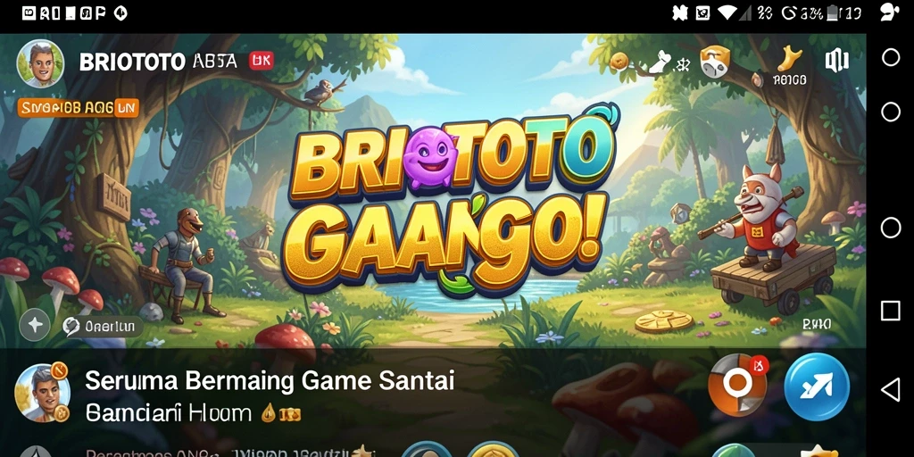 Tangkapan layar permainan BRIOTOTO yang menunjukkan gameplay yang seru dan menarik.