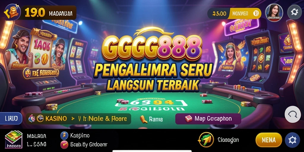 Tampilan seru gameplay Live Casino di GGG888.