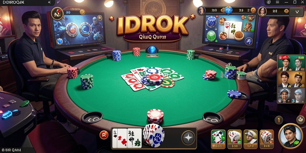 Tampilan gameplay QiuQiu yang mendebarkan di IDROK.
