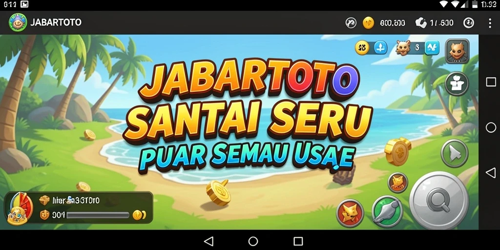 Tampilan gameplay seru dan menarik dari JABARTOTO.