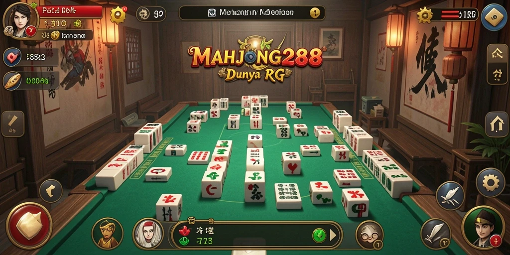 Tampilan gameplay RPG yang menakjubkan di MAHJONG288.