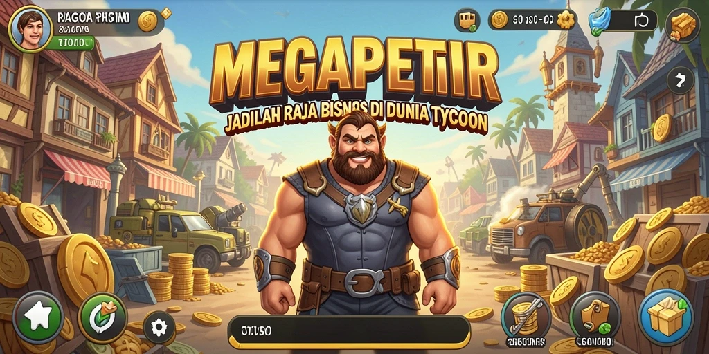 Tampilan dinamis gameplay Tycoon di MEGAPETIR.
