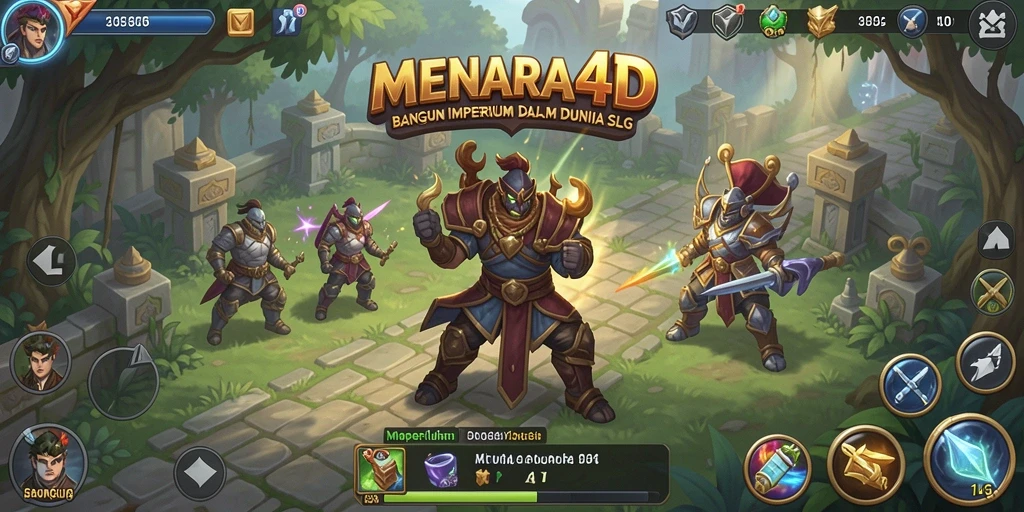 Tampilan gameplay <strong>MENARA4D</strong> yang menarik dan penuh strategi.