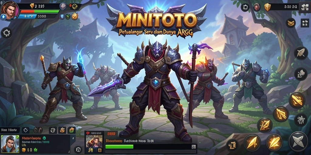 Tampilan gameplay ARPG yang mendebarkan dalam MINITOTO.