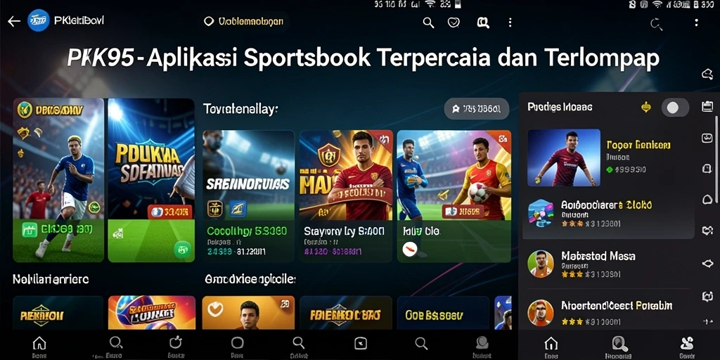 Screenshot utama PK95 menunjukkan pengalaman taruhan yang mendebarkan.