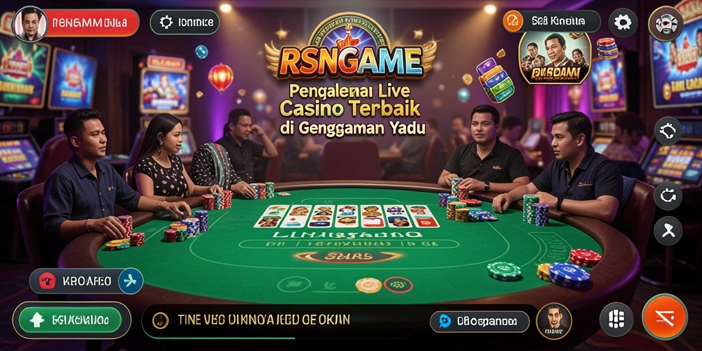 Screenshot gameplay RSNGAME Live Casino yang menarik dan mendebarkan.